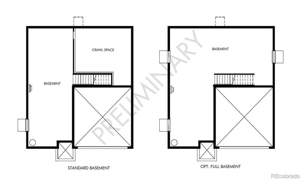 2D floor plan layout of this home in Buffalo Highlands: The Flora Collection, Commerce City, CO (Image 3).