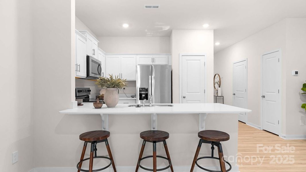 Furnished interior view inside a new home in Clark Creek Landing, Lincolnton (Image 9).