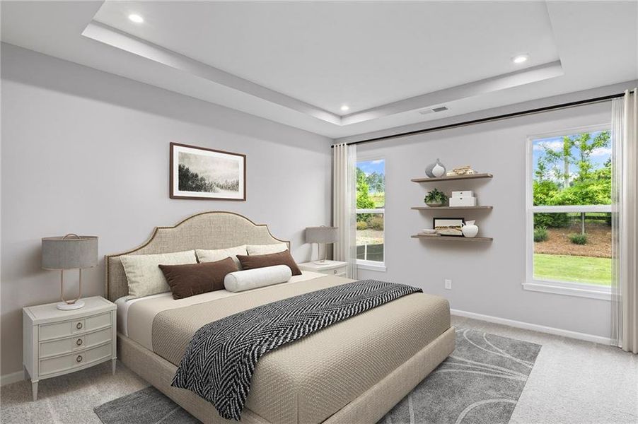 Furnished interior view inside a new home in Laurel Farms, Dallas (Image 5). Furnished interior view inside a new home in Laurel Farms, Dallas (Image 5).