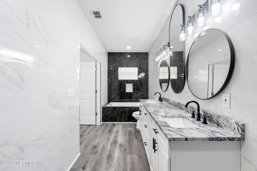 Furnished interior view inside a new home in , Jacksonville (Image 11).