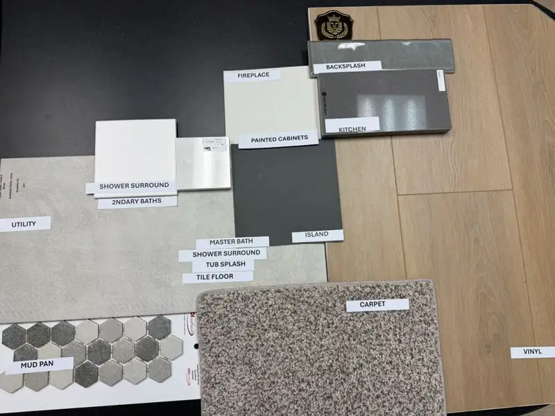 Sample of building materials used in homes in Arbor Oaks, Boyd (Image 4).