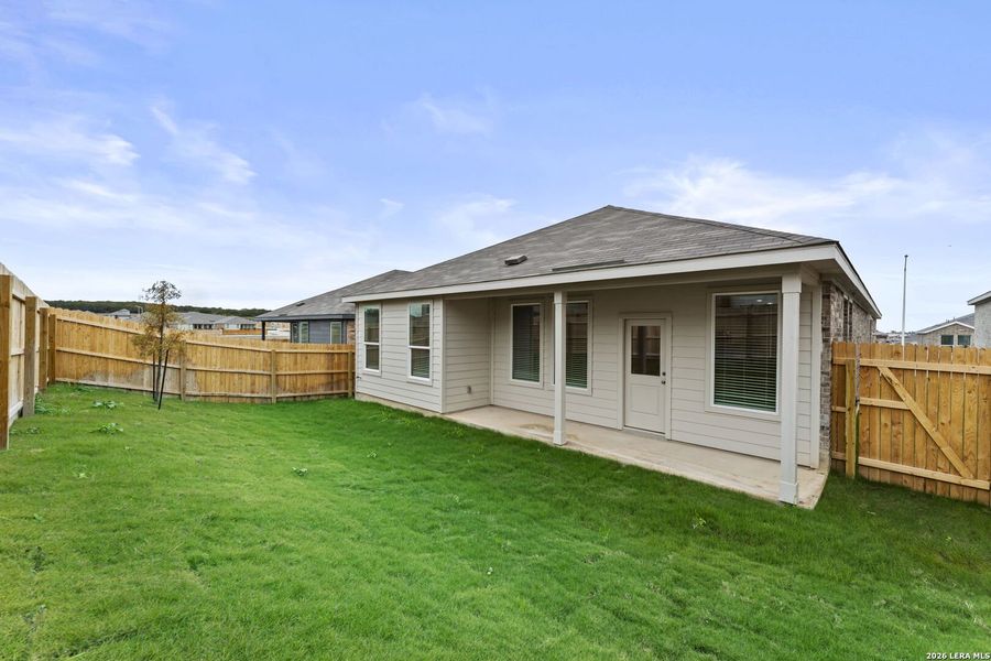 Exterior details and patio area of a home in Grace Valley, Marion (Image 2). Exterior details and patio area of a home in Grace Valley, Marion (Image 2).