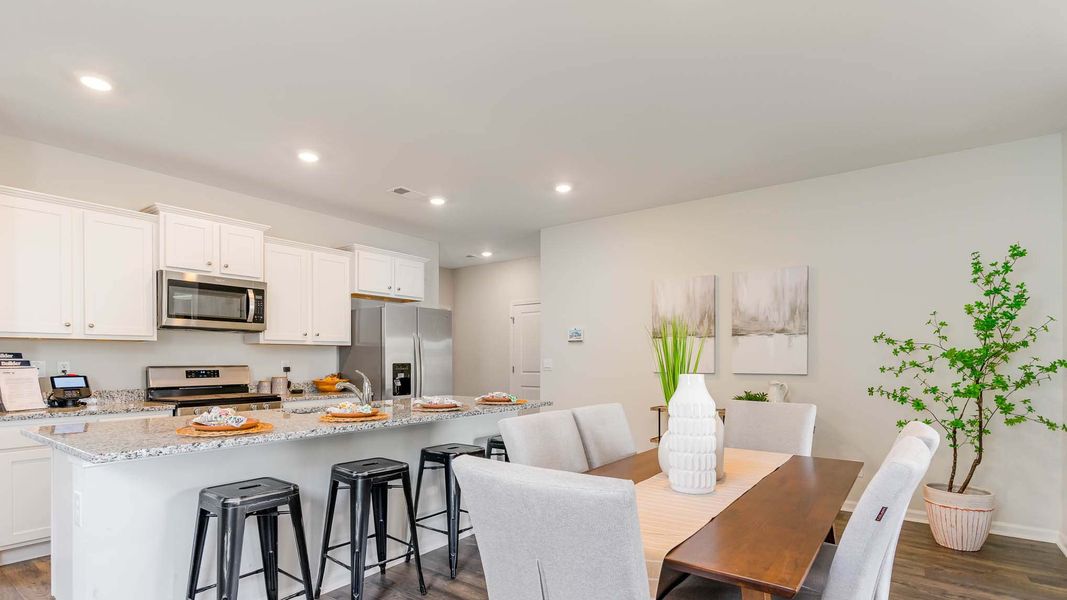Furnished interior view inside a new home in The Bluffs at Mill Creek, Florence (Image 5).