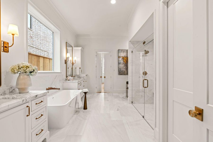 Furnished interior view inside a new home in , Houston (Image 30).