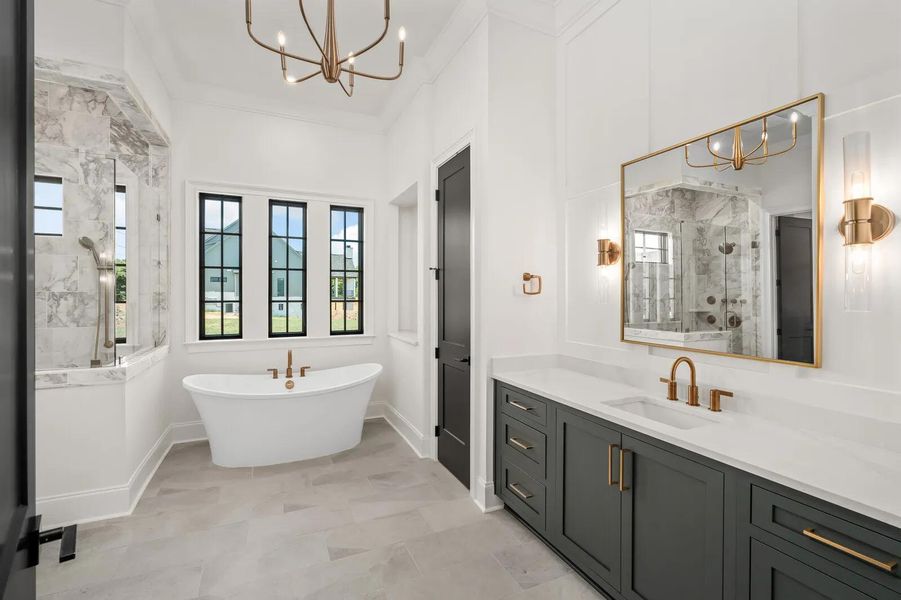 The Dresden H Primary Suite Bathroom The Dresden H Primary Suite Bathroom