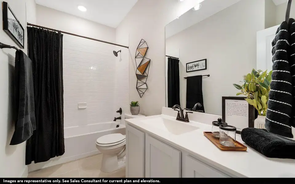 Furnished interior view inside a new home in Pecan Estates, Crosby (Image 17).