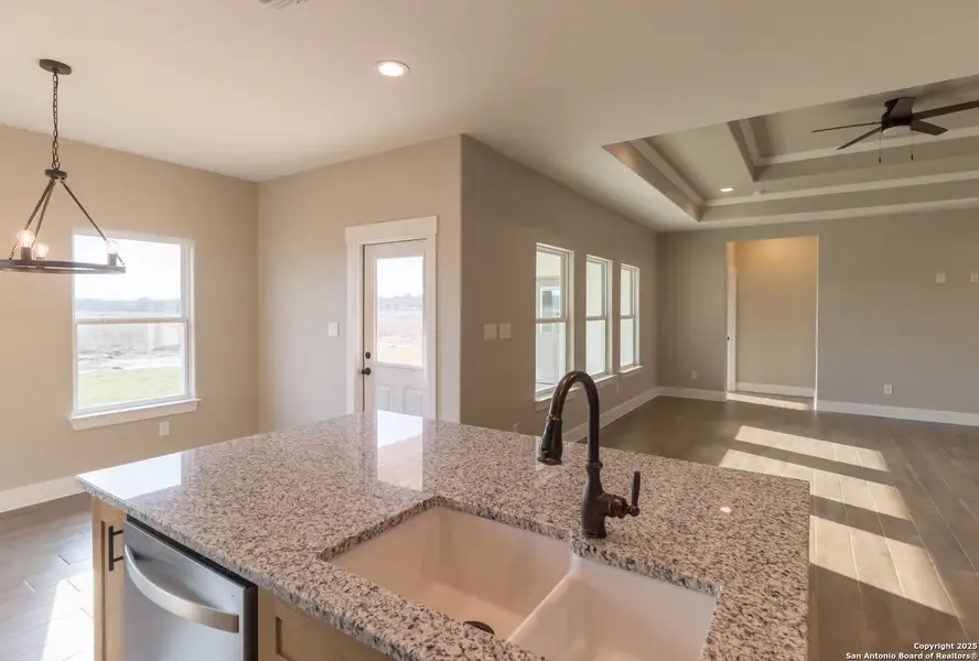 Furnished interior view inside a new home in , La Vernia (Image 8). Furnished interior view inside a new home in , La Vernia (Image 8).