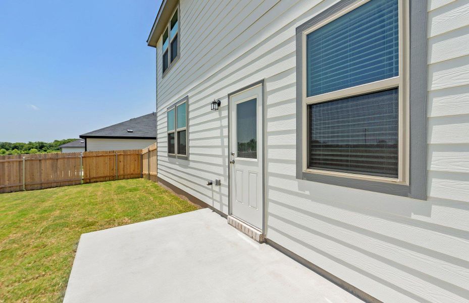 Exterior details and patio area of a home in County View, Temple (Image 19). Exterior details and patio area of a home in County View, Temple (Image 19).