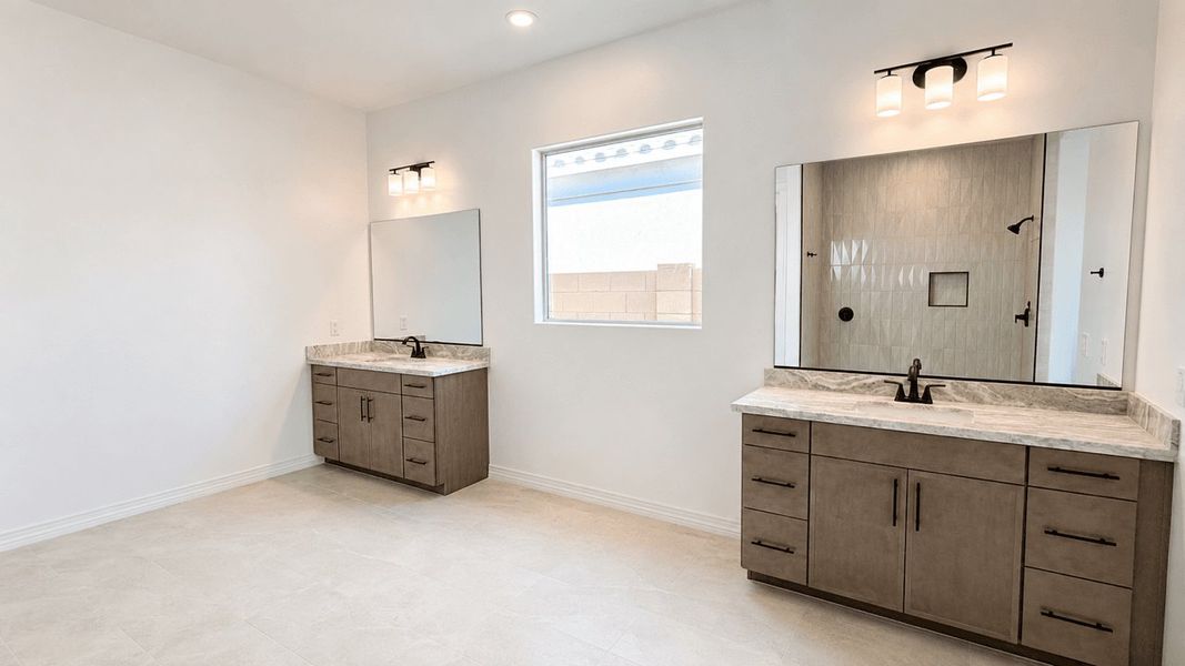 Furnished interior view inside a new home in Harmony at Montecito in Estrella, Goodyear (Image 6).