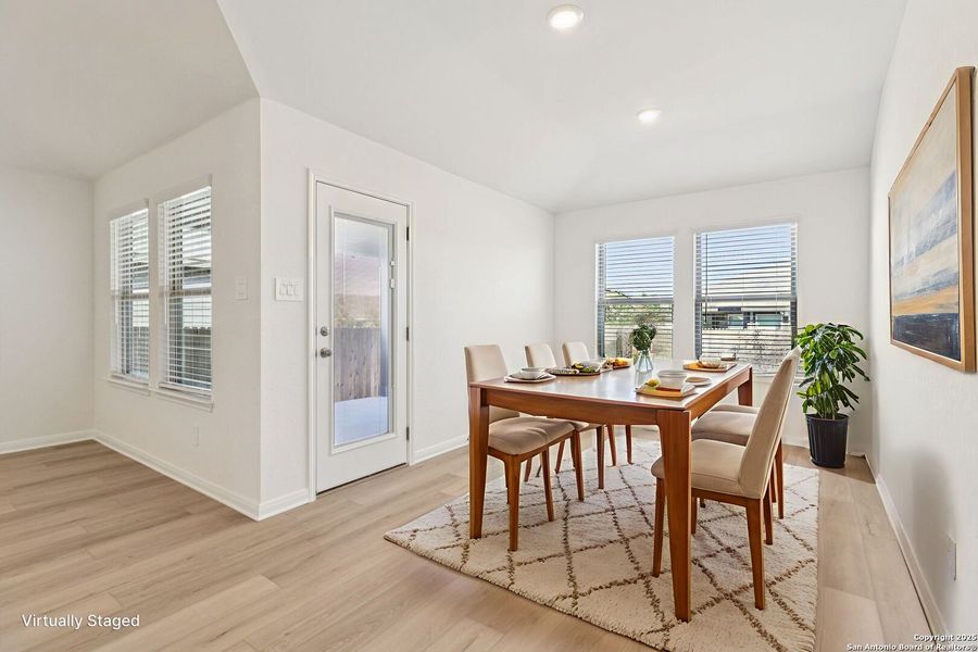 Furnished interior view inside a new home in Catalina, Converse (Image 6).