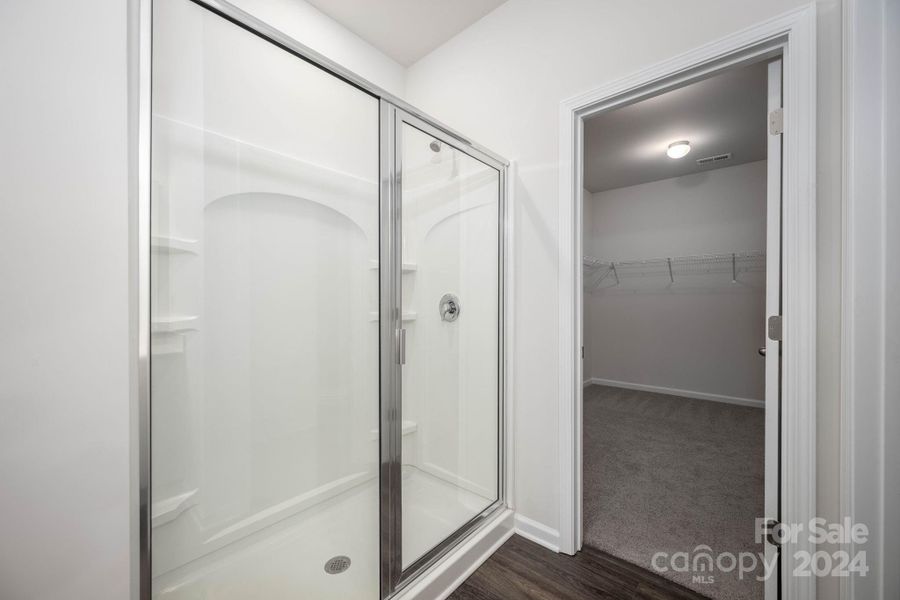 Primary bath with large shower