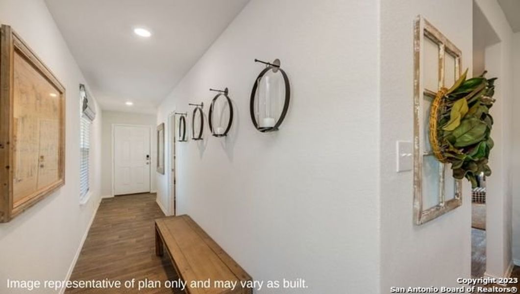 Furnished interior view inside a new home in Redbird Ranch, San Antonio (Image 11).