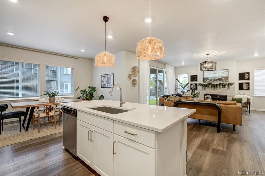 Furnished interior view inside a new home in , Castle Pines (Image 32). Furnished interior view inside a new home in , Castle Pines (Image 32).