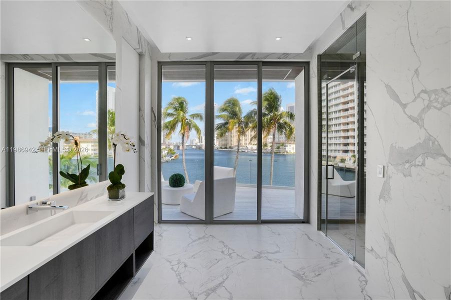 Furnished interior view inside a new home in , Hallandale Beach (Image 10).