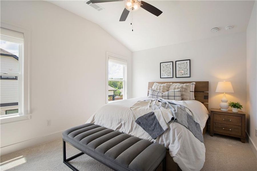 Furnished interior view inside a new home in Yellowstone Farms, Cumming (Image 35). Furnished interior view inside a new home in Yellowstone Farms, Cumming (Image 35).