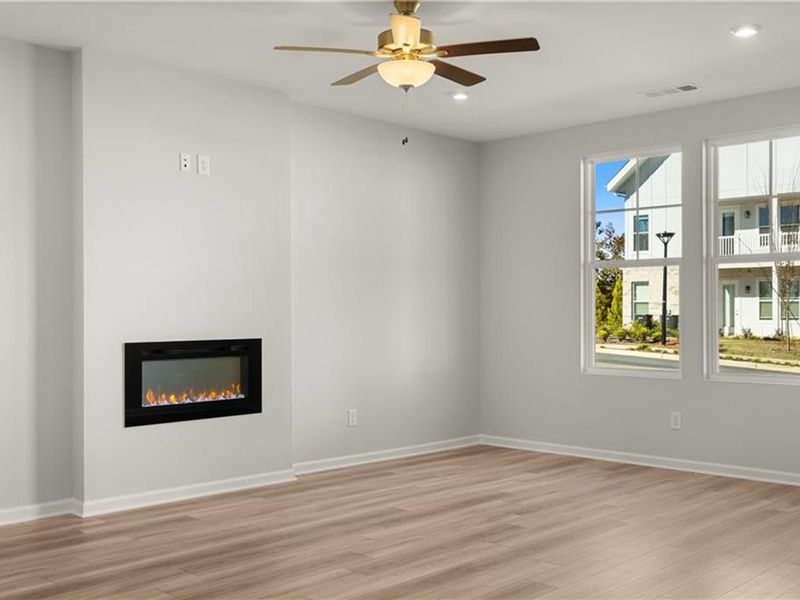 Spacious, unfurnished interior of a new home in Stegall Village, Emerson (Image 31). Spacious, unfurnished interior of a new home in Stegall Village, Emerson (Image 31).