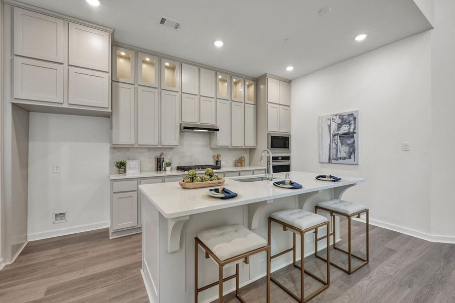 Furnished interior view inside a new home in Woodforest Townhomes, Montgomery (Image 15).