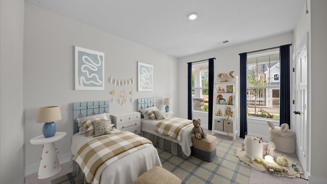 Furnished interior view inside a new home in Creeks at Midway, Anderson (Image 28).