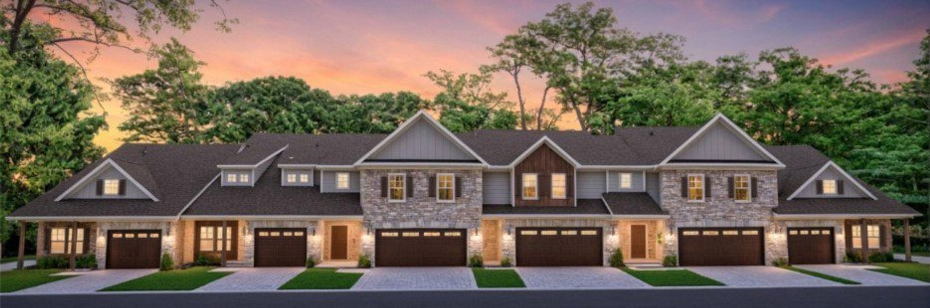 Front exterior of a new home in Park Place, Shelbyville, TN, highlighting curb appeal (Image 23).