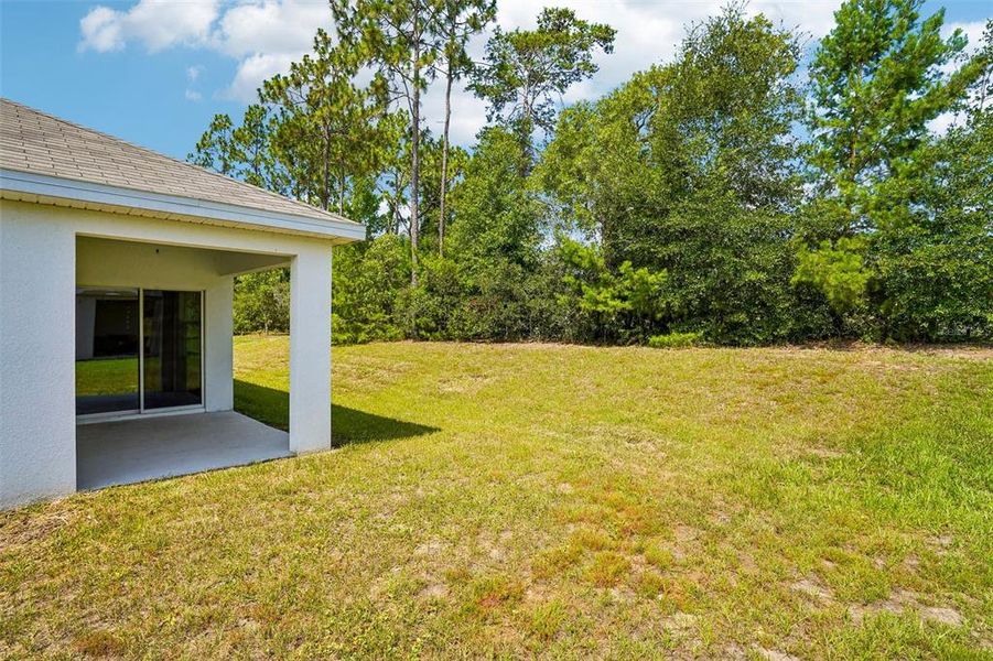 Exterior details and patio area of a home in Lake Diamond, Ocala (Image 26).