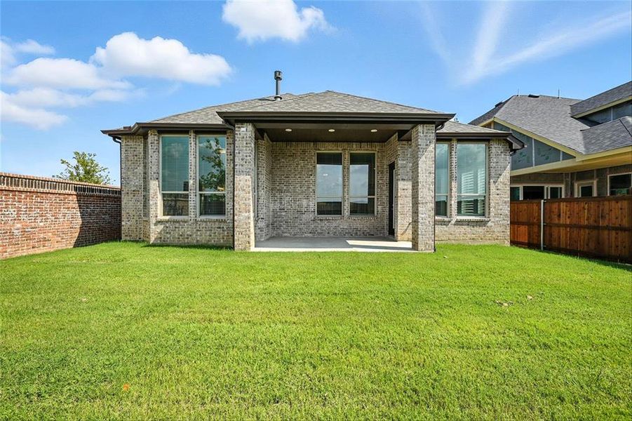 Exterior details and patio area of a home in The Parks at Wilson Creek: 50ft. lots, Celina (Image 2). Exterior details and patio area of a home in The Parks at Wilson Creek: 50ft. lots, Celina (Image 2).