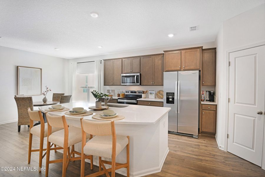 Furnished interior view inside a new home in , Jacksonville (Image 10).