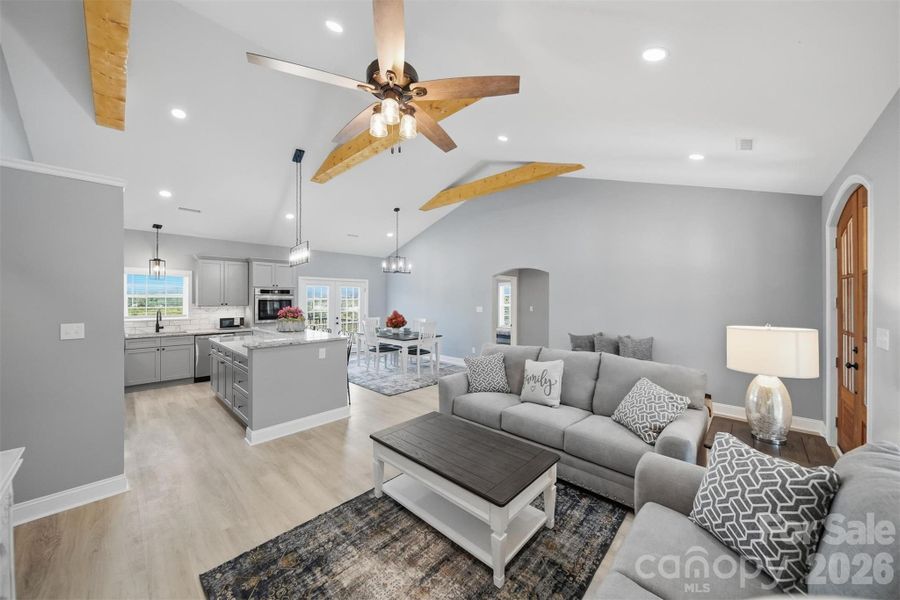 Furnished interior view inside a new home in , Lenoir (Image 19).