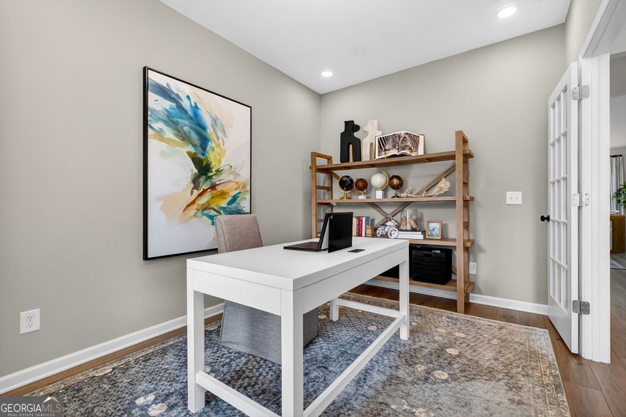 Furnished interior view inside a new home in Bryson Farms, Byron (Image 5).