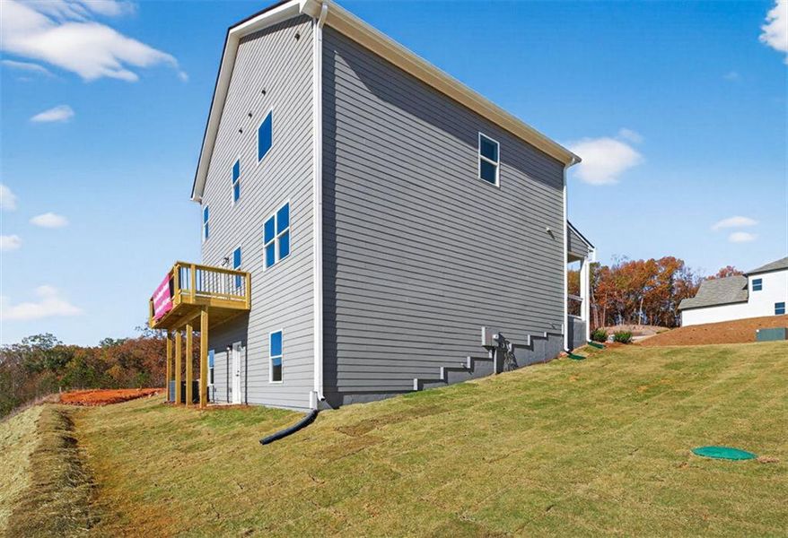 Exterior details and patio area of a home in Kingston Park, Kingston (Image 2).
