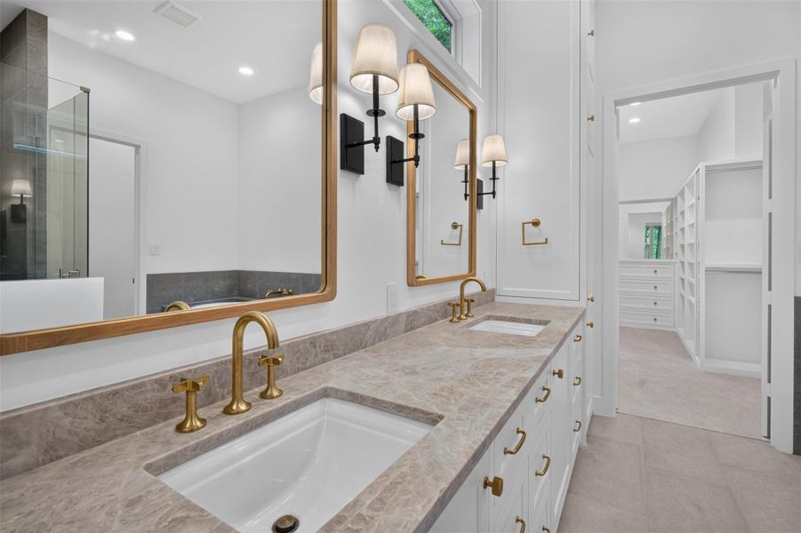 Furnished interior view inside a new home in , The Woodlands (Image 11).