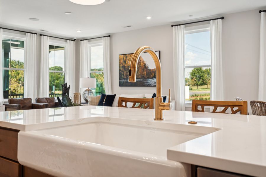 Representative furnished interior of a home built from the Torrence by Tri Pointe Homes in Seven Oaks, Belmont (Image 14).