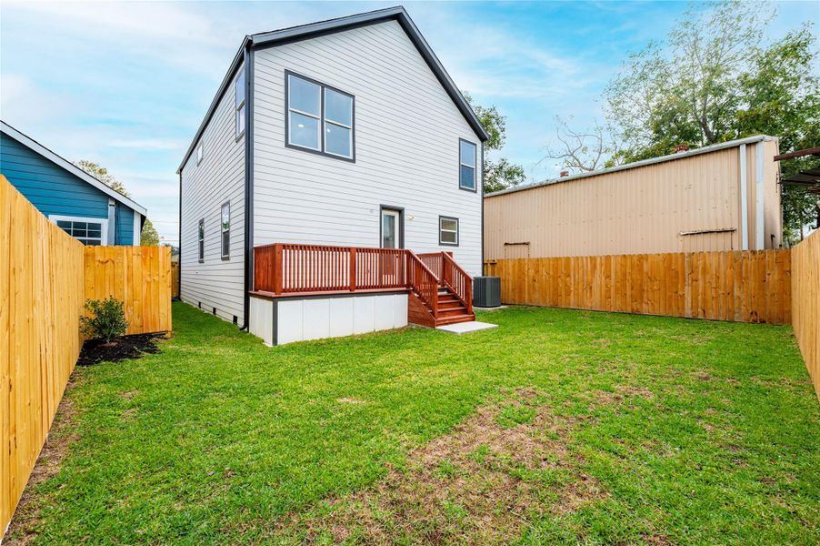 Exterior details and patio area of a home in , Houston (Image 19). Exterior details and patio area of a home in , Houston (Image 19).