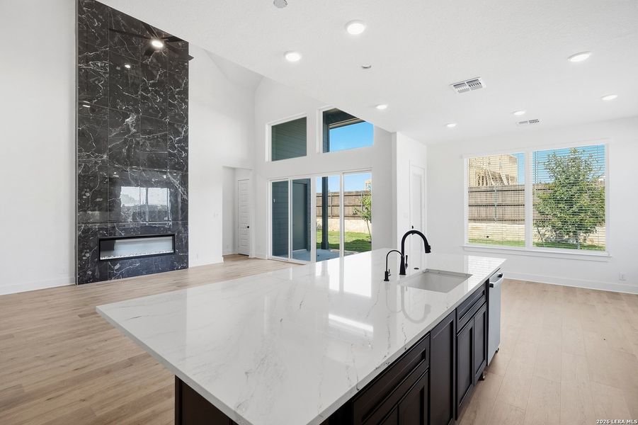 Furnished interior view inside a new home in Prominence Urban, San Antonio (Image 20).