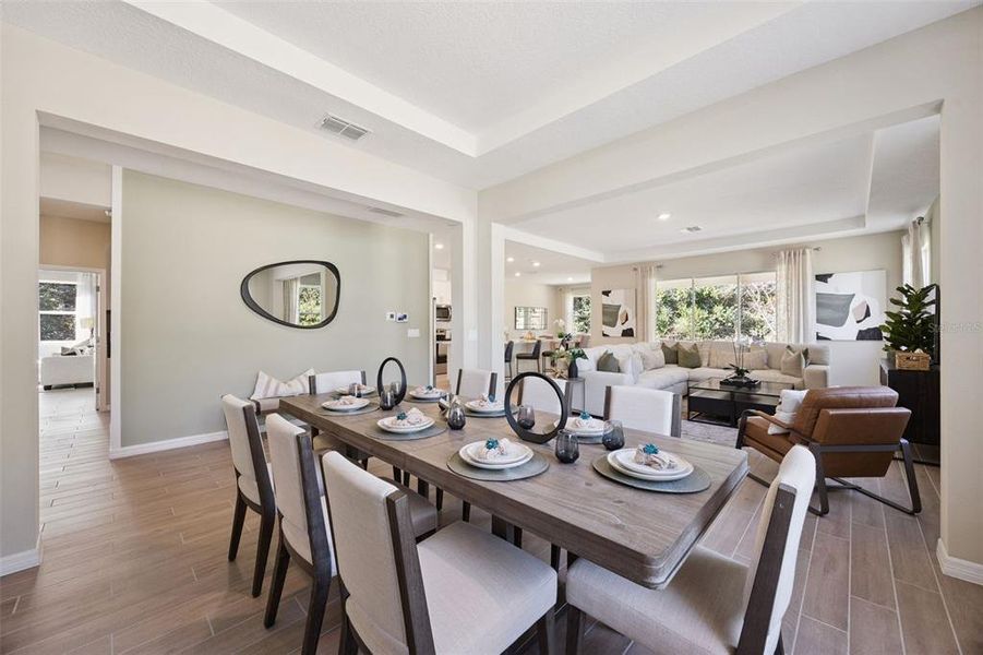 Furnished interior view inside a new home in Archers Mill, Ormond Beach (Image 5).