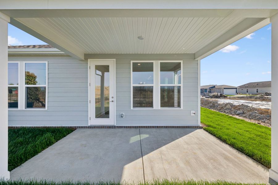 Exterior details and patio area of a home in Del Webb Barton Village, Lebanon (Image 3).