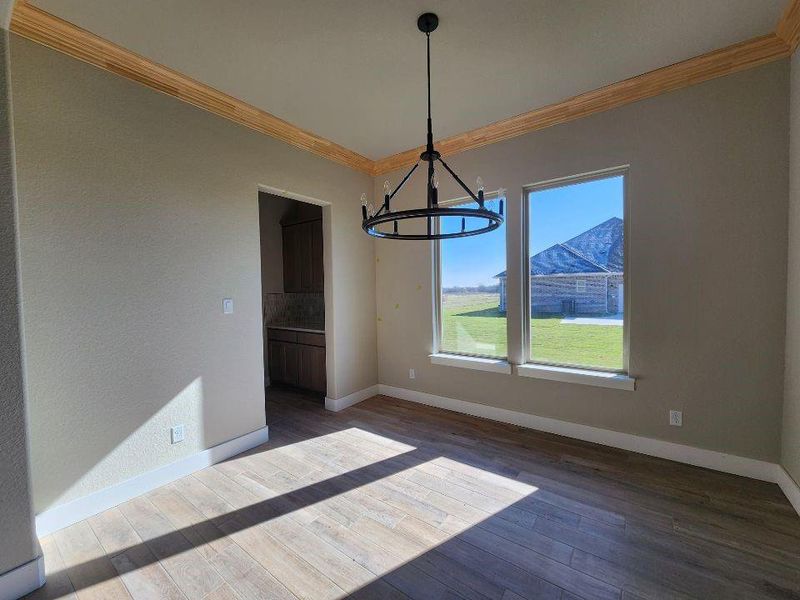 Spacious, unfurnished interior of a new home in Rocky Top, Krum (Image 12). Spacious, unfurnished interior of a new home in Rocky Top, Krum (Image 12).