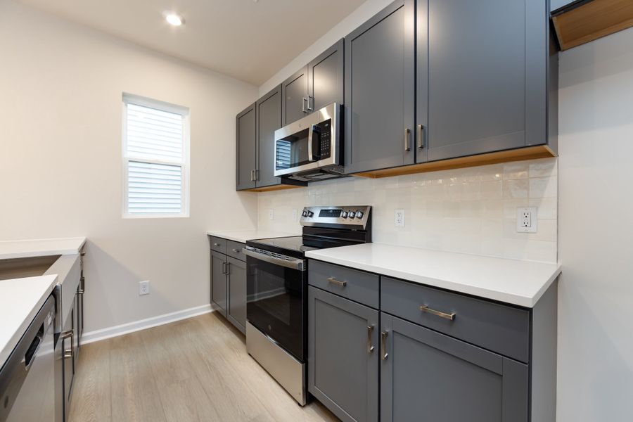 Furnished interior view inside a new home in Fifteen 15 Cannon, Charlotte (Image 5).