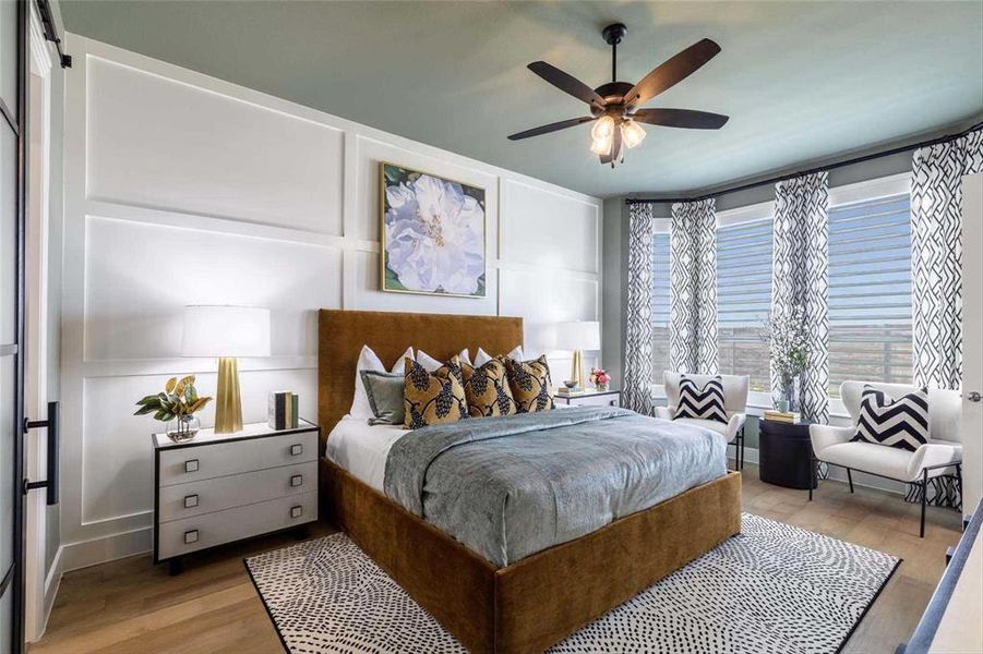 Furnished interior view inside a new home in Painted Tree, McKinney (Image 16).
