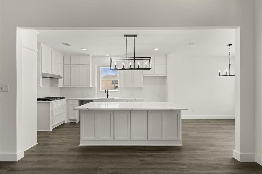 Furnished interior view inside a new home in Brookfield, Melissa (Image 9). Furnished interior view inside a new home in Brookfield, Melissa (Image 9).