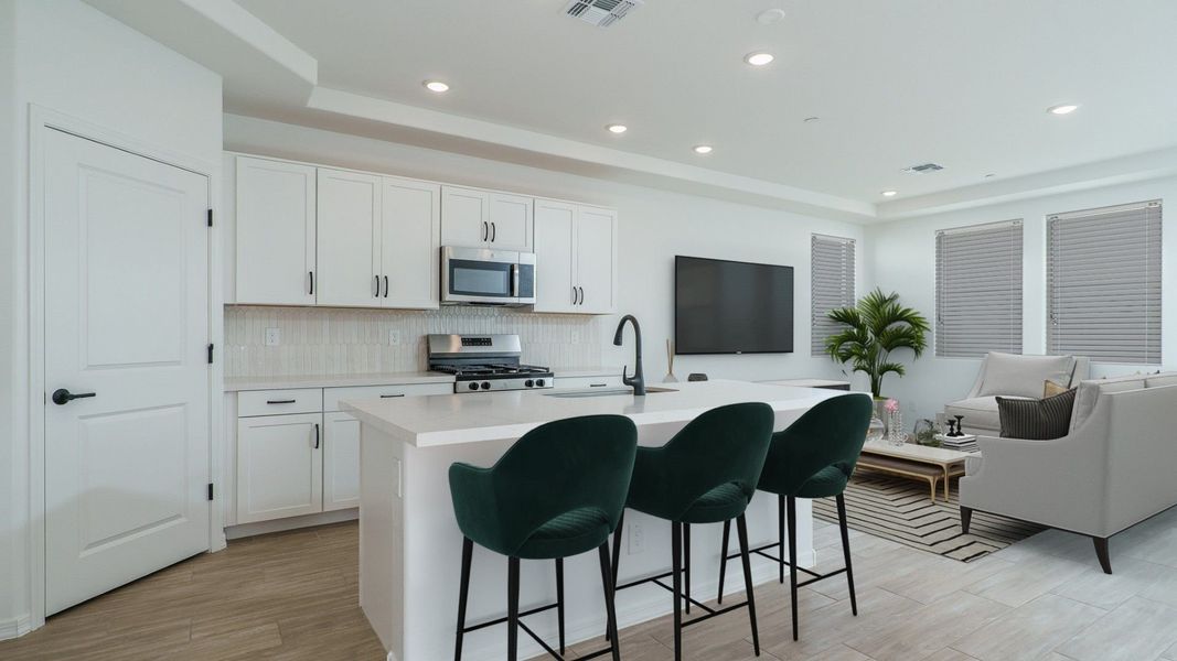 Furnished interior view inside a new home in The Ridge at Sienna Hills, Buckeye (Image 5).