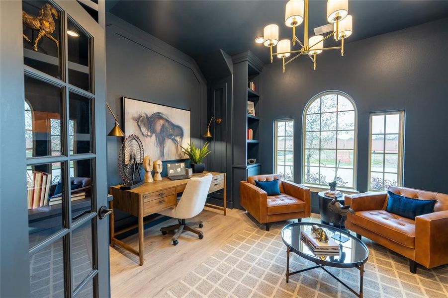 Furnished interior view inside a new home in , Little Elm (Image 18). Furnished interior view inside a new home in , Little Elm (Image 18).