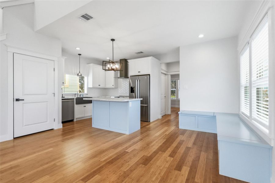 Furnished interior view inside a new home in , Galveston (Image 10).