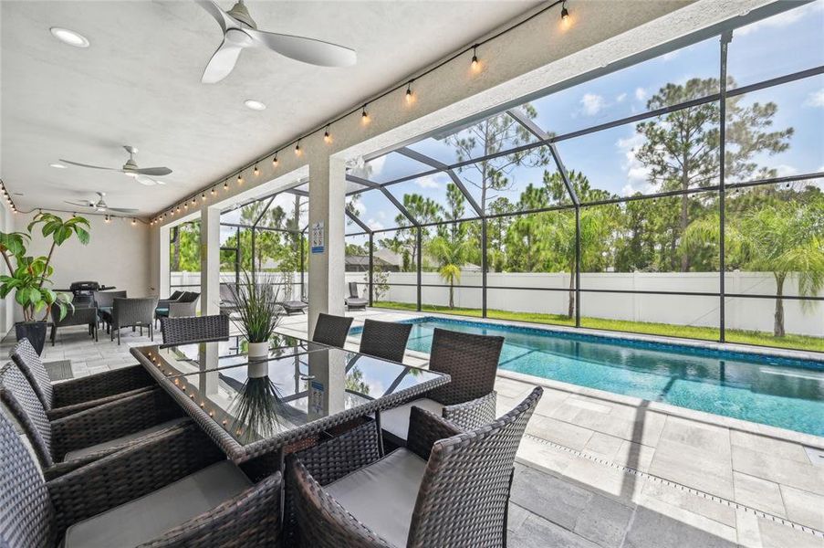 Exterior details and patio area of a home in , North Port (Image 2). Exterior details and patio area of a home in , North Port (Image 2).