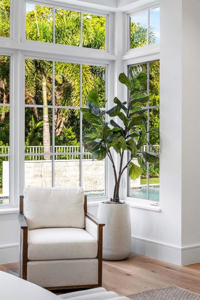 Furnished interior view inside a new home in , Delray Beach (Image 7).