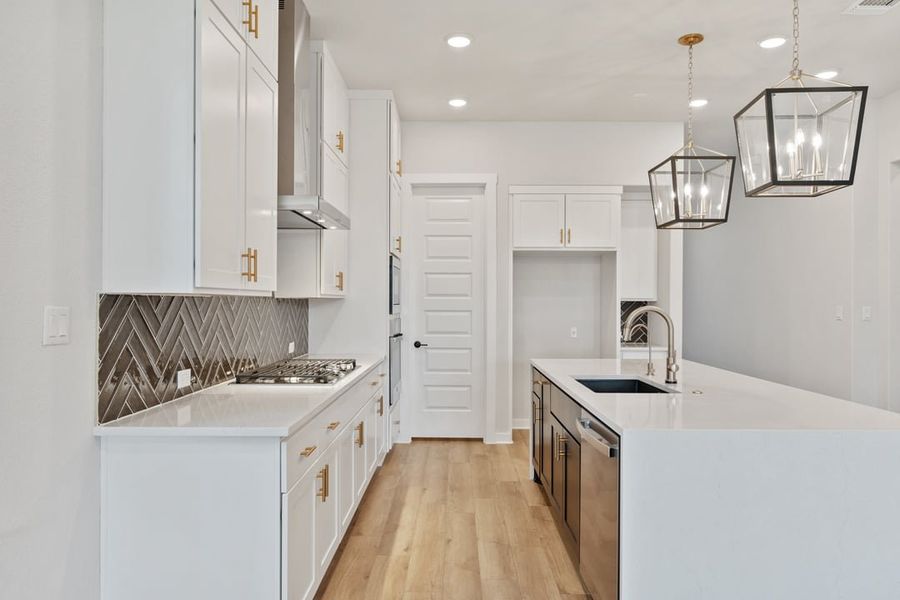 Furnished interior view inside a new home in Arbor Collection at Lariat, Liberty Hill (Image 11).