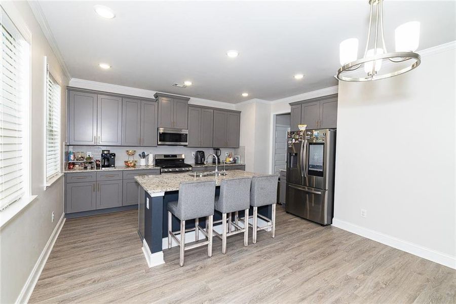 Furnished interior view inside a new home in , Lawrenceville (Image 12).