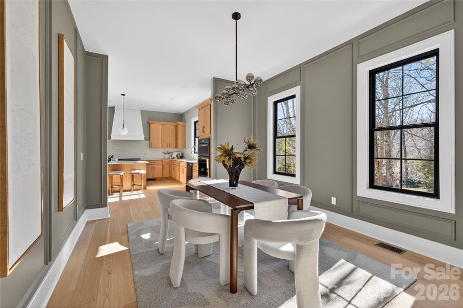 Furnished interior view inside a new home in , Charlotte (Image 17).
