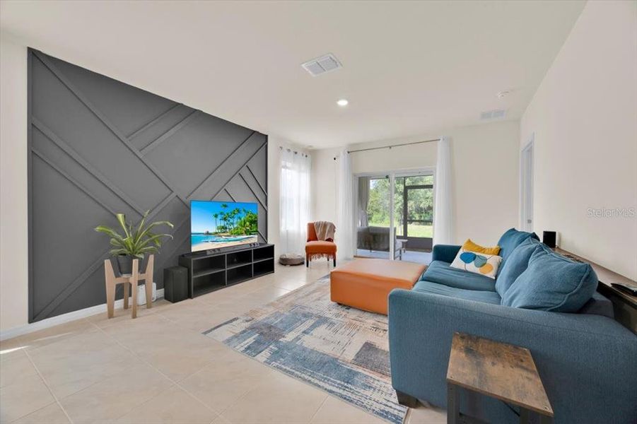 Furnished interior view inside a new home in , Davenport (Image 9).