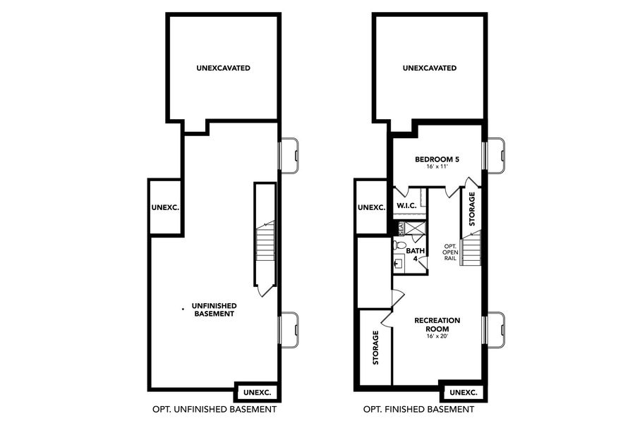 2D floor plan layout for the Leadville by Brightland Homes in Timnath Lakes, Timnath, CO (Image 3).