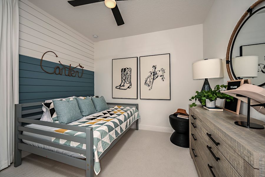 Representative furnished interior of a home built from the Briella by Risewell Homes in Country Club Estates, Palm Bay (Image 6).